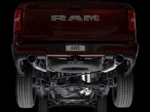 RAM 1500 Performance Exhaust - AWE Tuning - 0FG Catback Touring - Chrome Silver - `25-`27